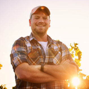 Happy farmer photo