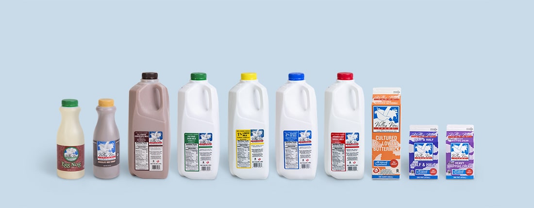 valley view milk lineup
